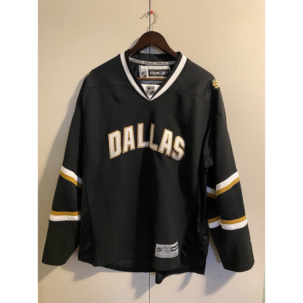 Dallas Stars Reebok CCM NHL Hockey Jersey Black 2007-2011 Premier Rbk Edge Men L